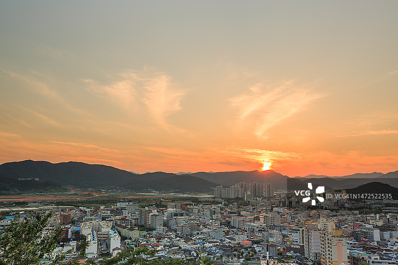 庆尚南道密阳市来日中央5街图片素材