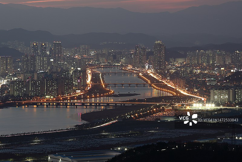 蔚山东区东部洞，马골山，蔚山图片素材