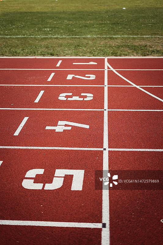 跑道高角度视图图片素材