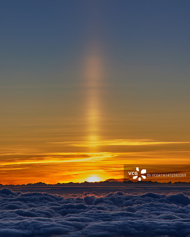 日落时分西班牙的壮丽景色图片素材