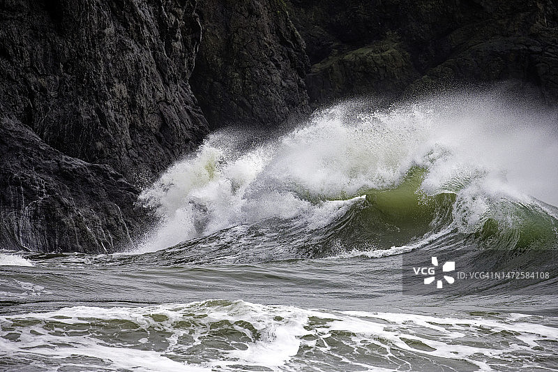 美国失望角州立公园海浪美景图片素材