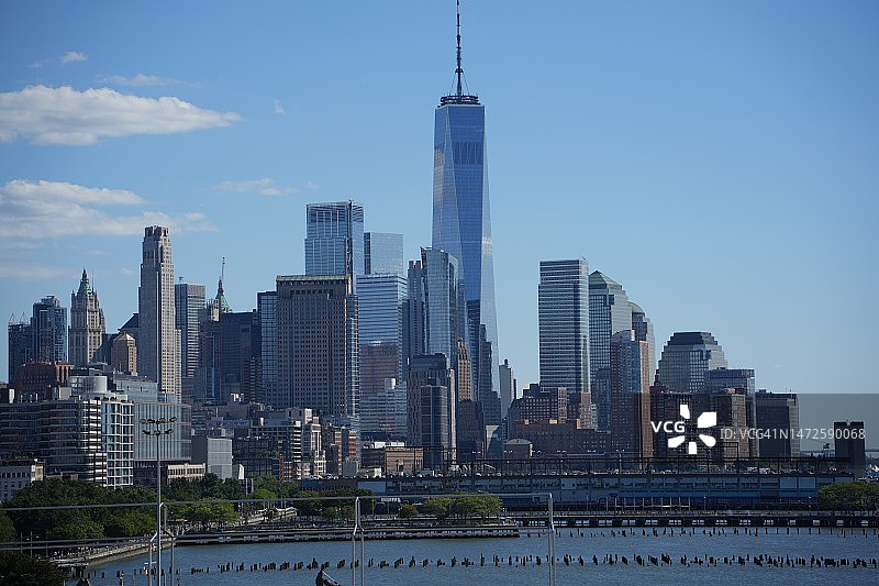 纽约的摩天大楼景观图片素材