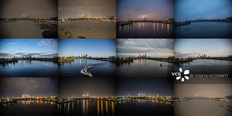 明尼苏达州明尼阿波利斯河上的桥梁景观图片素材