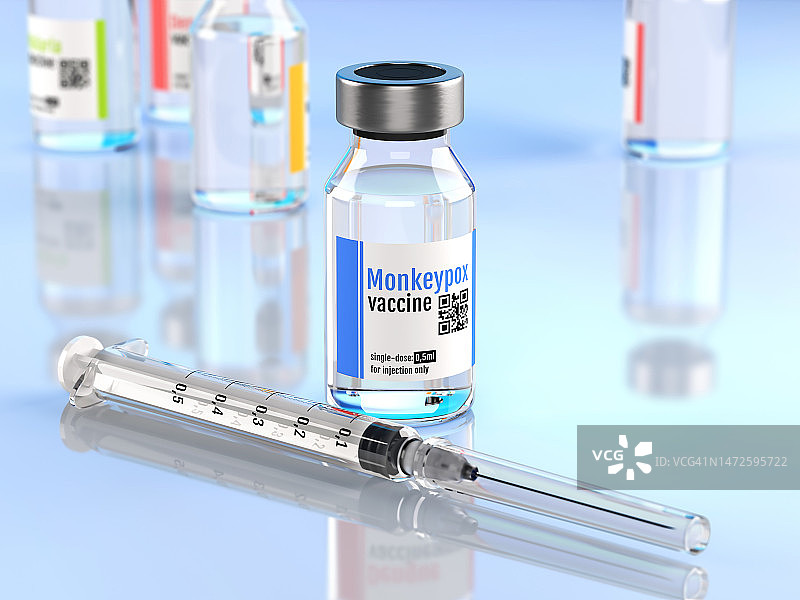 猴痘疫苗插图图片素材