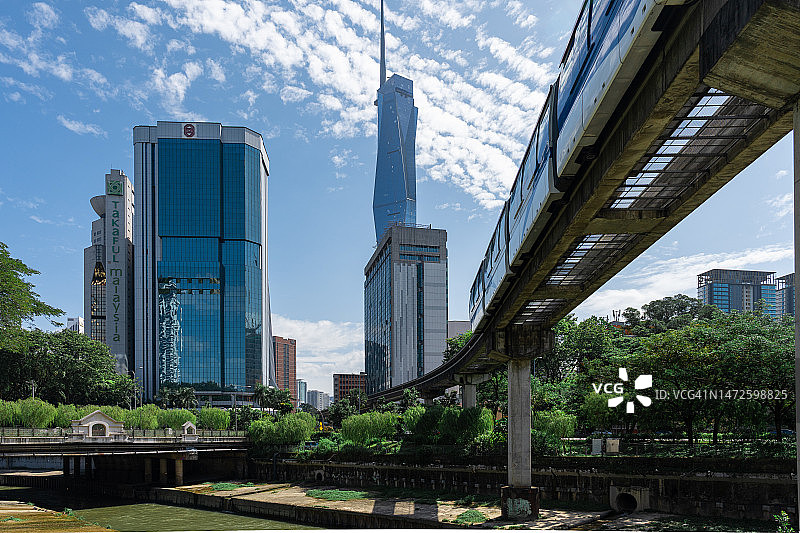 吉隆坡的默迪卡118大厦，马来西亚图片素材