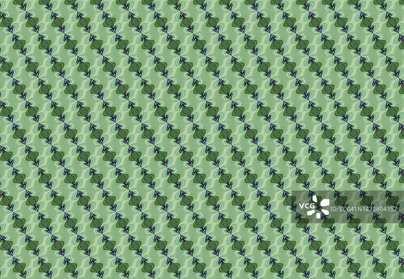 绿色小花形状马赛克抽象背景图片素材