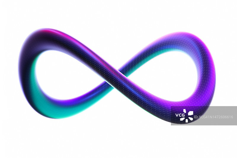 彩色无限符号图片素材