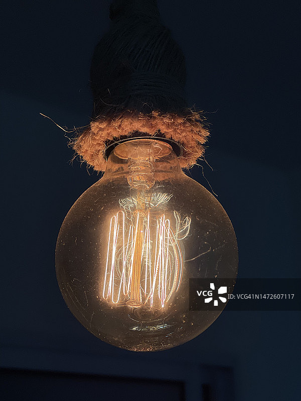 巴西黑夜中照亮的美丽灯图片素材