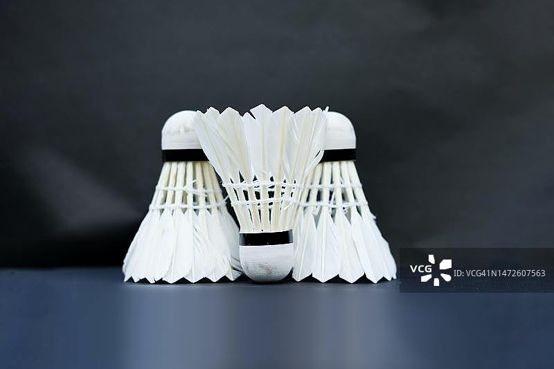 在印度尼西亚，桌子上的毽子特写图片素材