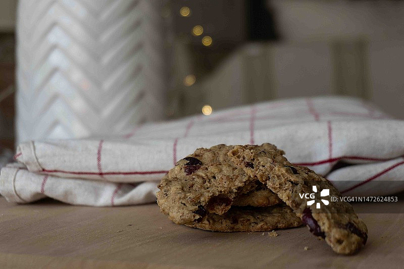 桌上饼干的特写，墨西哥萨卡特卡斯图片素材