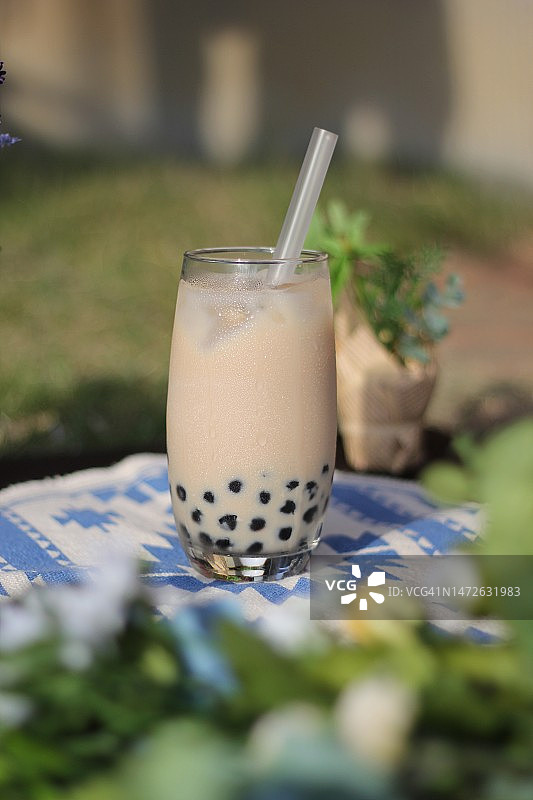 印度尼西亚：桌上饮品特写图片素材