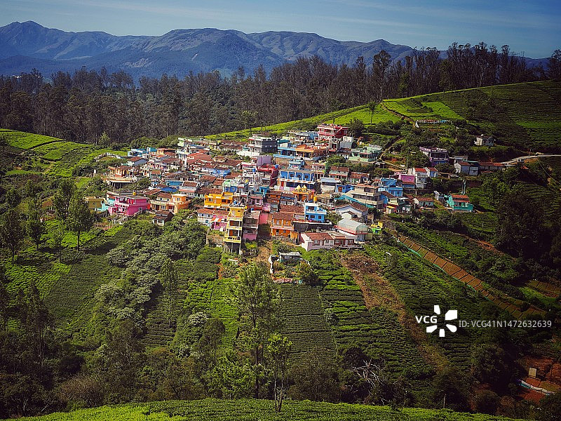 印度泰米尔纳德邦乌蒂小镇景观图片素材