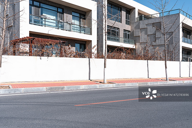 房屋和街道图片素材