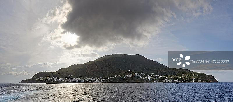 意大利西西里岛帕纳雷阿岛风光图片素材
