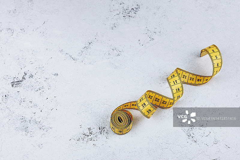 黄色卷尺图片素材