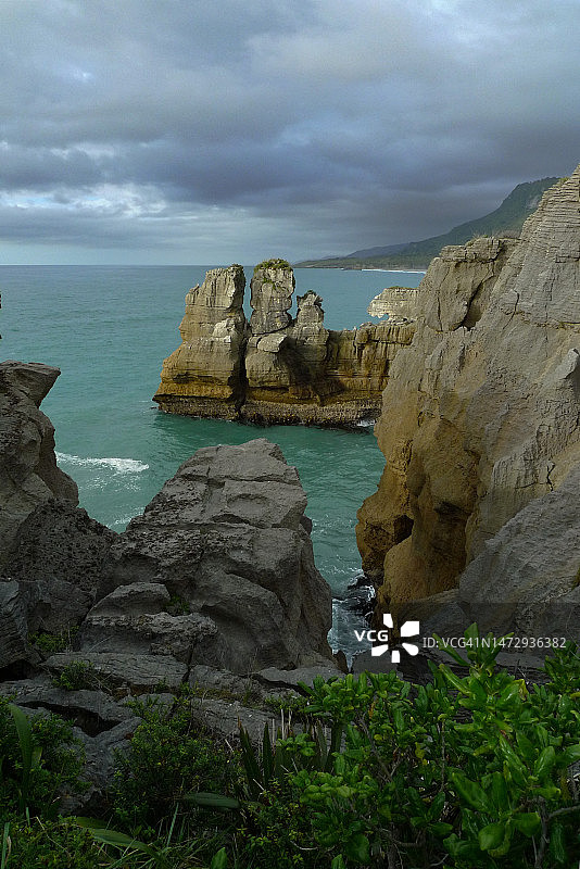 新西兰煎饼岩图片素材