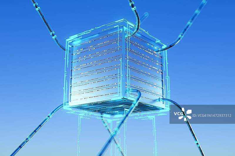 云服务器连接网络图图片素材