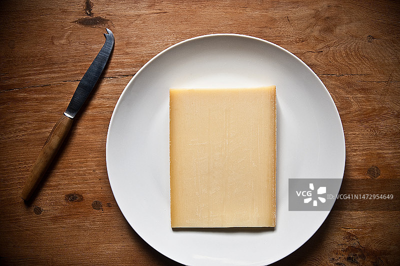 孔泰奶酪切片（法国）图片素材