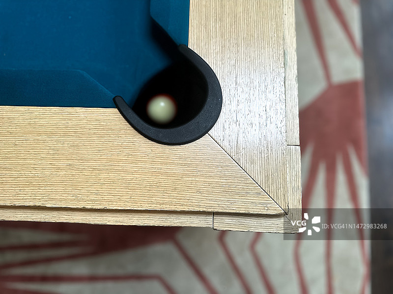 球桌上的台球图片素材