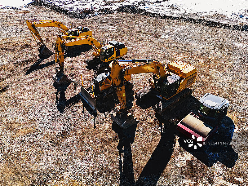 建筑工地机械图片素材