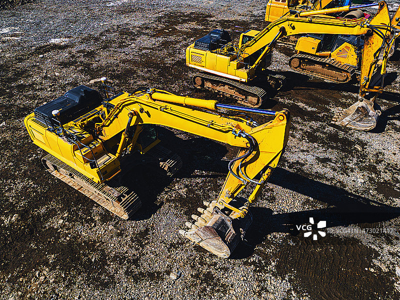 建筑工地机械图片素材