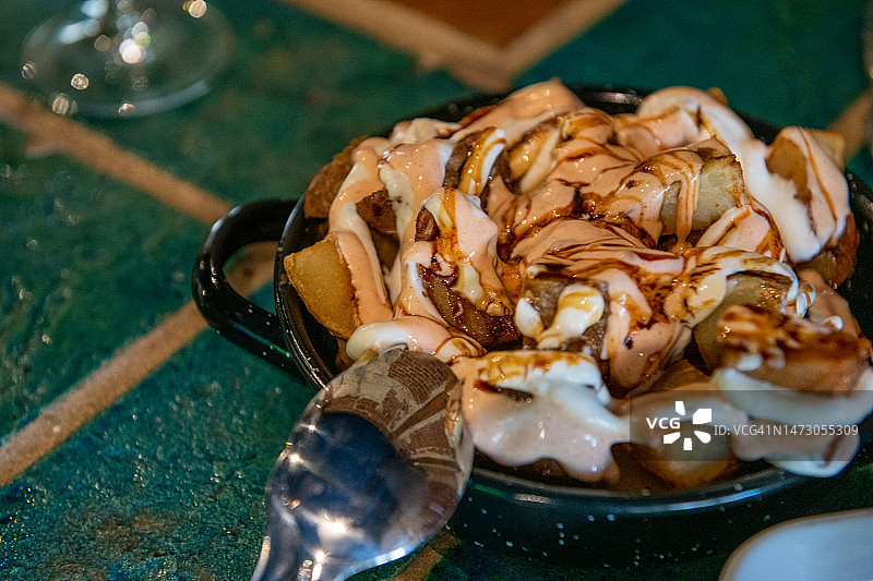 西班牙风味土豆 tapas图片素材