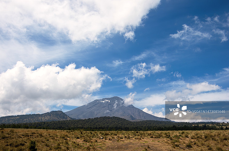 墨西哥波波卡特佩特火山图片素材