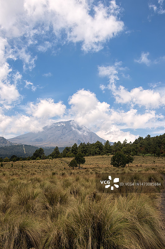 墨西哥波波卡特佩特火山图片素材