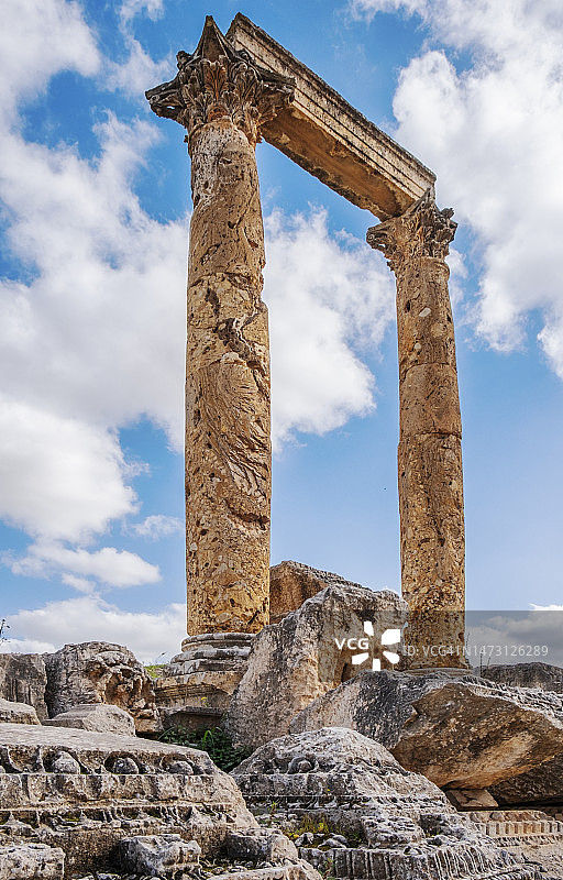 约旦杰拉什古城遗址图片素材