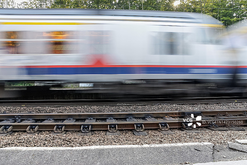 列车的模糊运动图片素材
