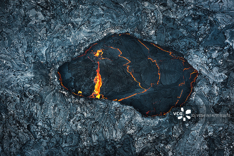 燃烧的熔岩地图片素材