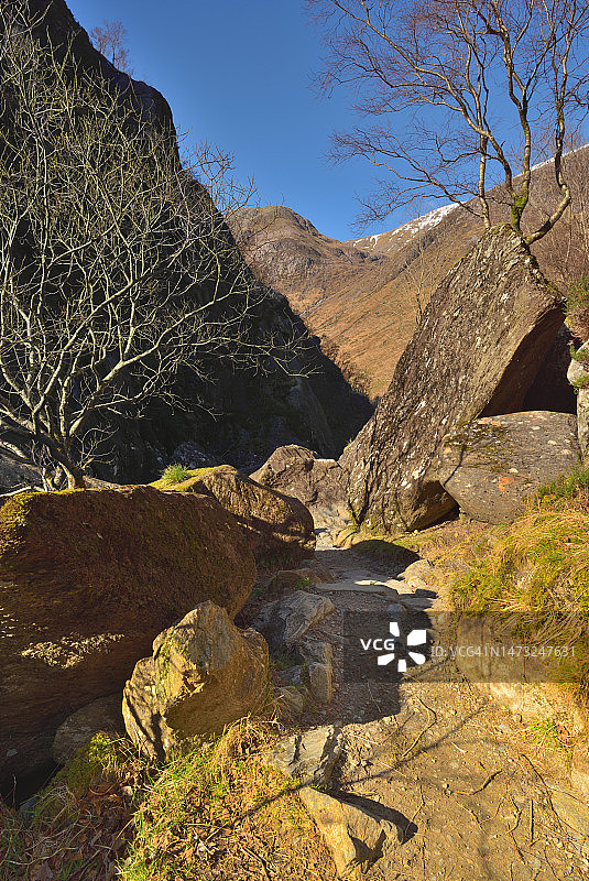 石头小路图片素材