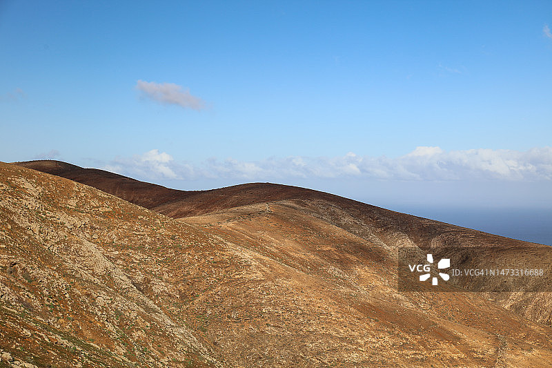 富埃特文图拉岛贝坦库里亚自然公园和荒漠地貌全景图片素材