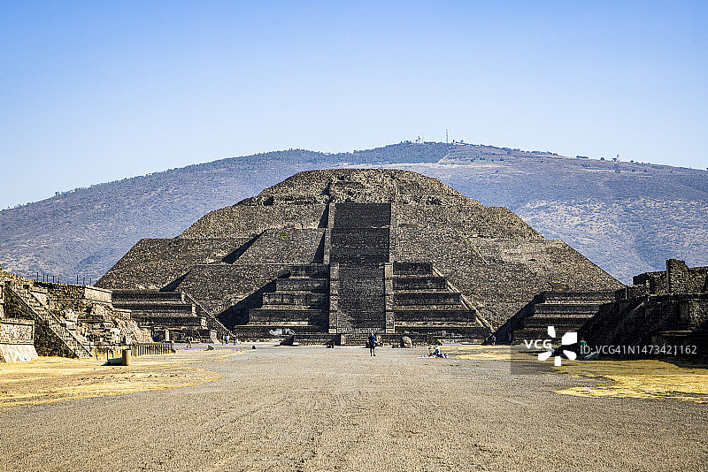 特奥蒂瓦坎太阳金字塔图片素材