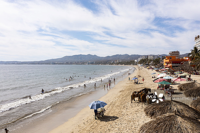 布塞里亚斯海滩图片素材