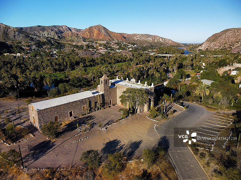 穆莱赫的老西班牙教堂图片素材