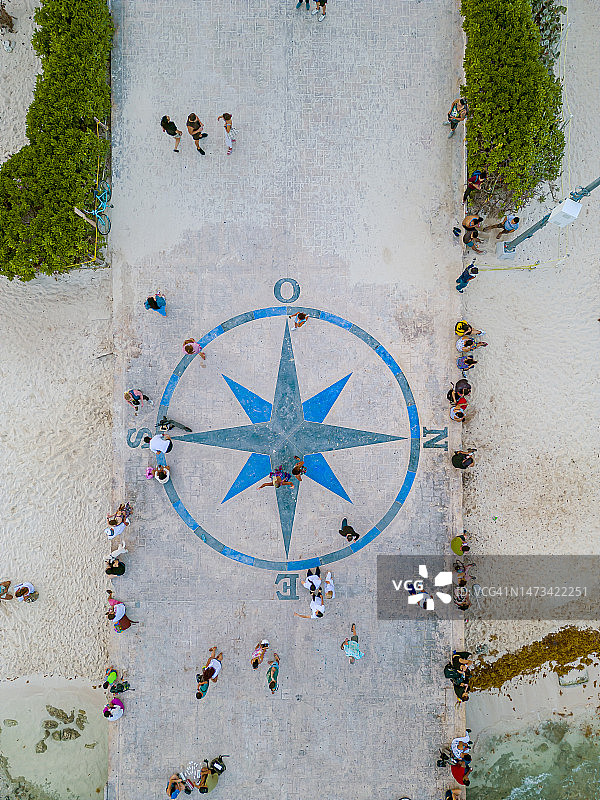 卡门海滩风光图片素材