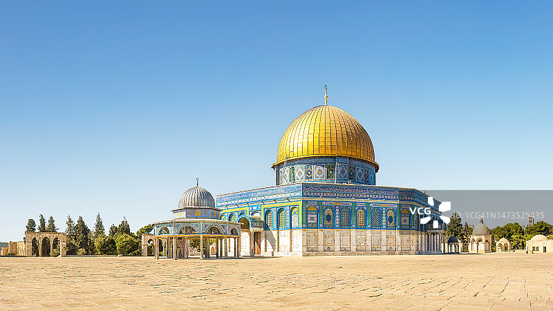 以色列耶路撒冷圆顶清真寺图片素材