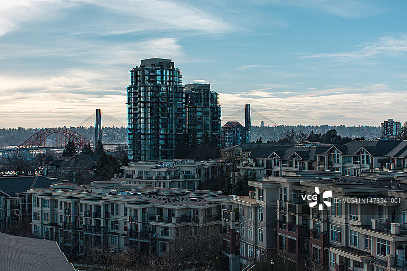 温哥华住宅区建筑景观图片素材