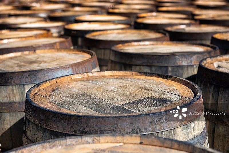 威士忌酒桶的照片图片素材