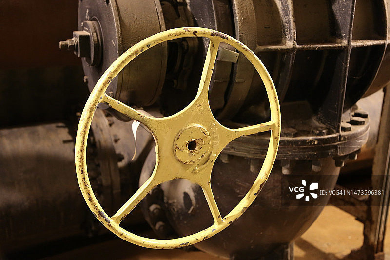 管道手动截止阀图片素材