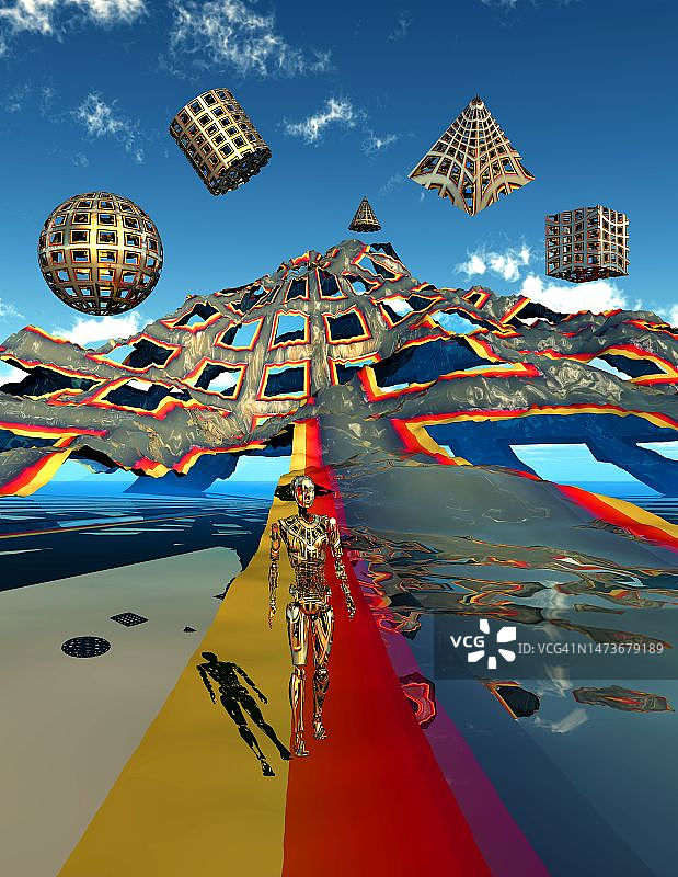 概念3D世界图片素材