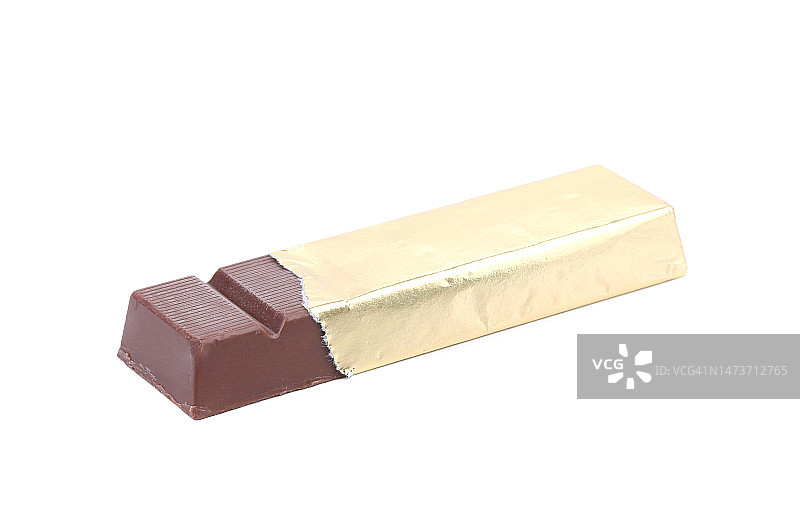 金色锡纸包裹的巧克力棒，摩尔多瓦图片素材