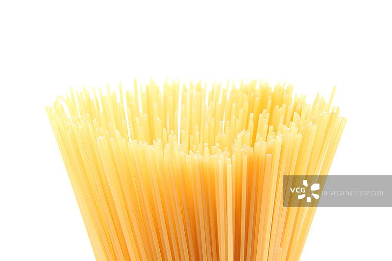 白色背景下的意大利面特写，摩尔多瓦图片素材
