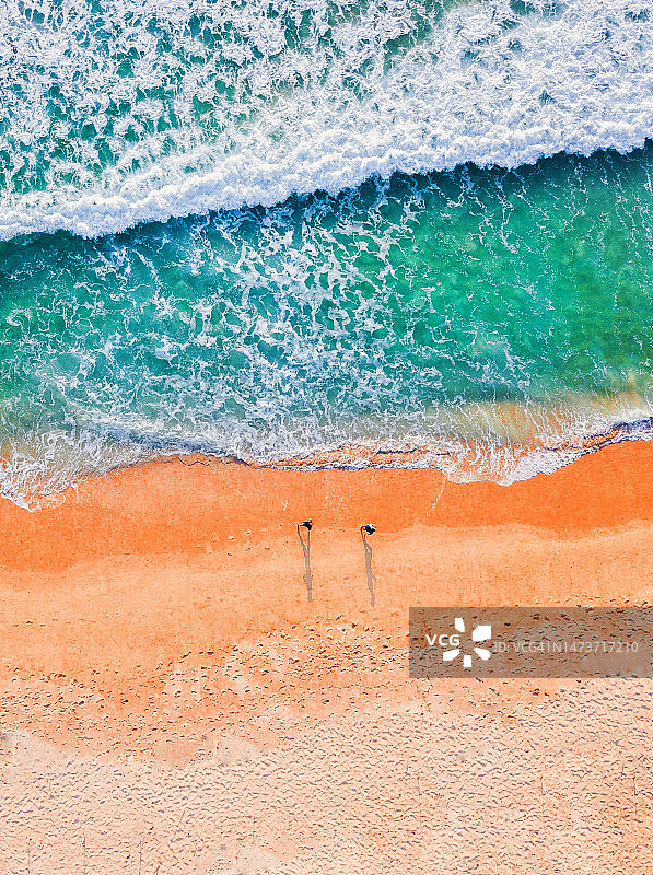 印度尼西亚海滩鸟瞰图片素材