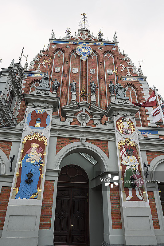 里加的黑头兄弟会之屋图片素材