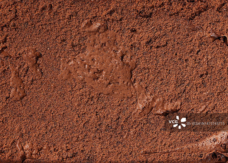 巧克力冰淇淋的纹理背景的完整画面图片素材