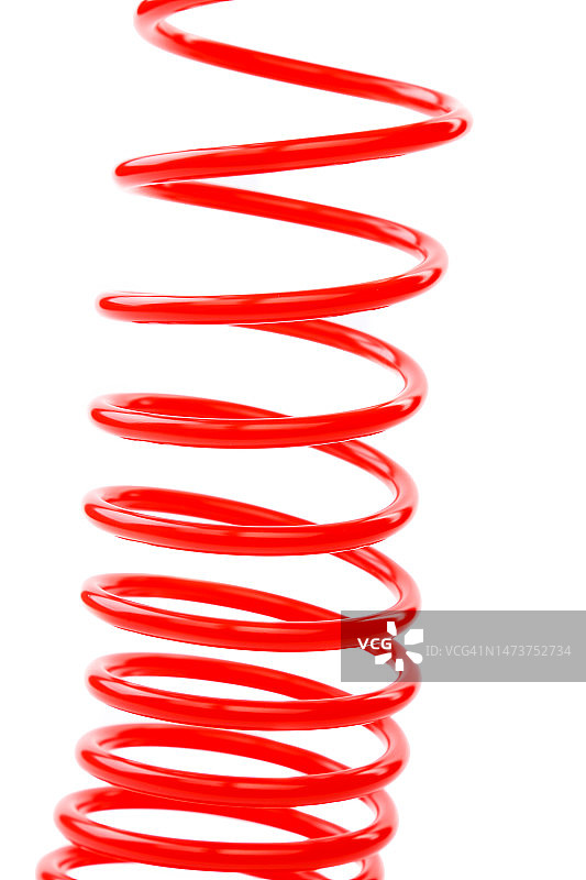 红色订书机特写，白色背景，摩尔多瓦图片素材