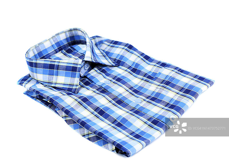 摩尔多瓦白色背景上的衬衫特写图片素材