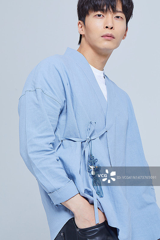 每日韩服，韩服，时尚，融合，潮流，男士图片素材